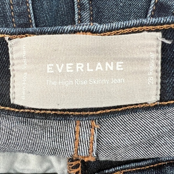 Everlane The High Rise Skinny Jeans Size 28 Regular Women’s - Picture 2 of 5